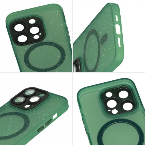 Tel Protect Mágneses Splash Matt Tok iPhone 15 Plus Zöld-5900217993667 6 kép
