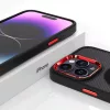 Tel Protect Mágneses Szénszálas tok iPhone 15 Plus Fekete-piros-5900217994022 8 kép
