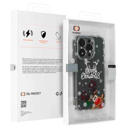 TEL PROTECT Karácsonyi tok iPhone 13 Pro Design 1 átlátszó-5900217999591 6 kép