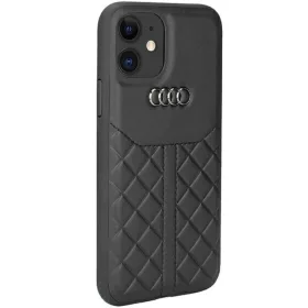  iPhone 12/12 Pro fekete Eredeti AUDI keménytok valódi bőrből AU-T-6955250224420 2 kép