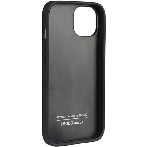  iPhone 12/12 Pro fekete Eredeti AUDI keménytok valódi bőrből AU-T-6955250224420 3 kép