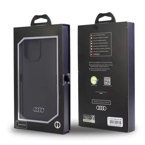  iPhone 13 Pro Max fekete Original Case AUDI hardcase szilikon tok AU--6955250226462 7 kép