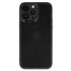 Védő lencsés iPhone 13 Pro Max tok, fekete átlátszó tok-5900217005841 2 kép