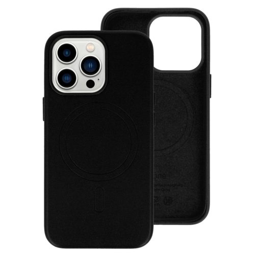 MagSafe bőr tok iPhone 15 fekete tok-5900217019879 9 kép