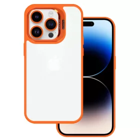 Tel Protect Kickstand tok + kameravédő üveg iPhone 13 Pro narancs-5900217022589 2 kép