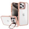 Tel Protect Kickstand tok + kamera üvegfólia iPhone 15 Plus világos-5900217022947 1 kép