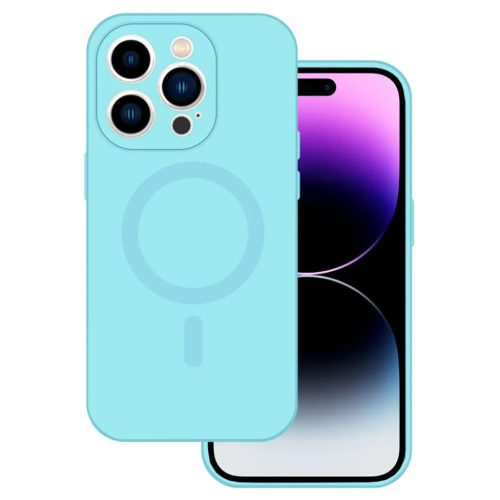 TEL PROTECT MagSilicone tok iPhone 15 Világoskék-5900217031000 1 kép