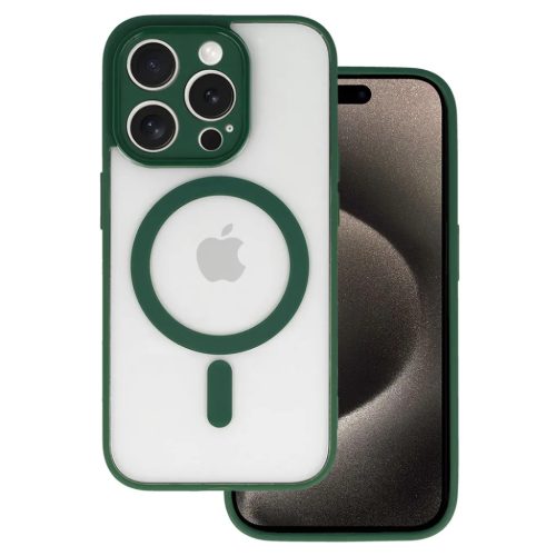 Akril színű Magsafe tok iPhone 14 Pro-hoz zöld-5900217062271 1 kép