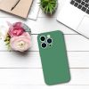 Tel Protect Silicone Premium tok iPhone 14-hez, sötétzöld-5900217071570 5 kép