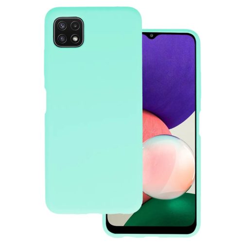 Silicone Lite tok Samsung Galaxy A22 5G-hez, menta-5900217101093 1 kép