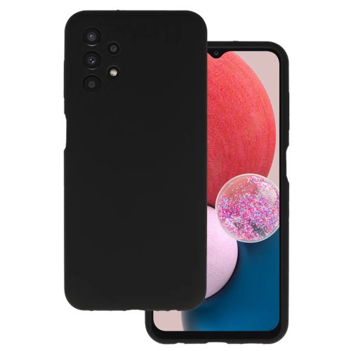 Silicone Lite tok Samsung Galaxy A13 4G fekete-5900217104278 1 kép