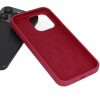 Xiaomi Redmi Note 12 Pro Plus 5G tok Silicone Lite tok burgundy-5900217109358 4 kép