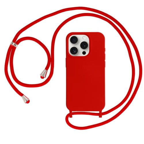 Szilikon Pántos Tok iPhone 13/14 design 1 piros-5900217130154 1 kép
