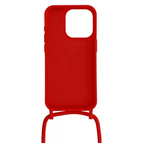 Szilikon Pántos Tok iPhone 13/14 design 1 piros-5900217130154 3 kép