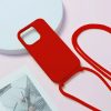 Szilikon Pántos Tok iPhone 13/14 design 1 piros-5900217130154 5 kép