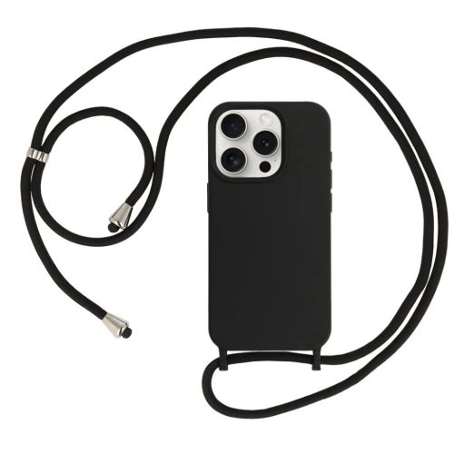 Pánt Szilikon tok iPhone 13 Pro Max design 1 fekete-5900217130826 1 kép