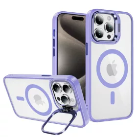 Tel Protect Kickstand Magsafe tok iPhone 11 világos lila