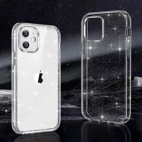 Crystal Glitter tok Samsung Galaxy A35 5G Silver-5900217279631 3 kép