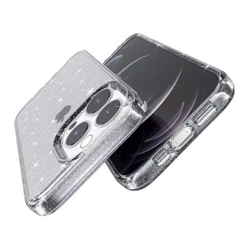 Crystal Glitter tok Samsung Galaxy A35 5G Silver-5900217279631 7 kép