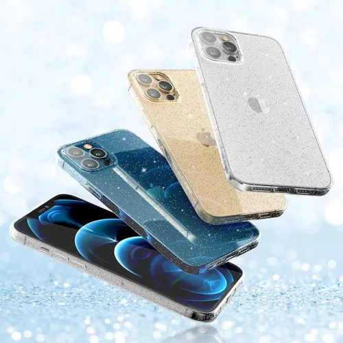 Crystal Glitter tok Samsung Galaxy A35 5G Silver-5900217279631 9 kép