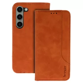 Wonder Prime Samsung Galaxy S23 Plus barna fliptok-5900217326366 1 kép
