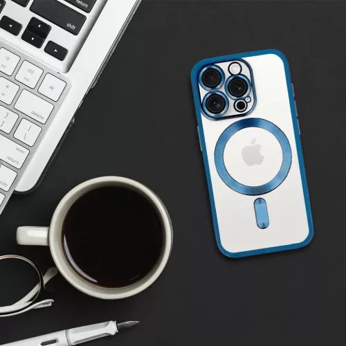 Metallic Magsafe tok iPhone 14-hez kék-5900217344315 7 kép