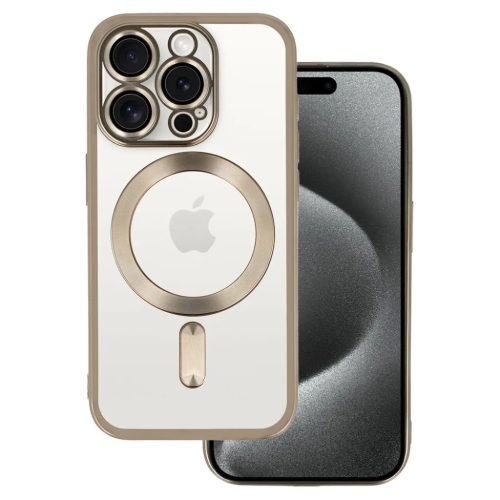 Metallic Magsafe tok iPhone 15 Titanium tok-5900217346203 1 kép