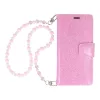 Liavec Glitter Magsafe Fliptok Samsung Galaxy S22 rózsaszín tok-5900217423478 4 kép