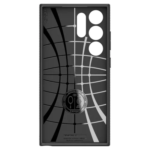 SPIGEN Liquid Air ACS07287 tok Samsung Galaxy S24 Ultra - Matt Fekete-8809971221726 3 kép