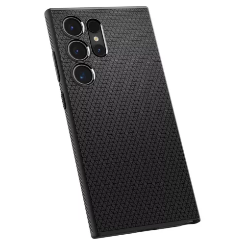 SPIGEN Liquid Air ACS07287 tok Samsung Galaxy S24 Ultra - Matt Fekete-8809971221726 7 kép