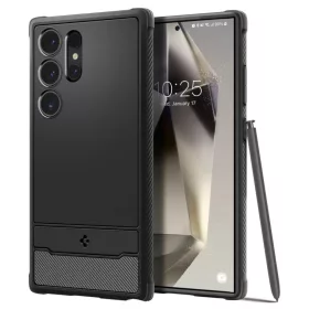   SPIGEN Rugged Armor tok Samsung Galaxy S24 Ultra - Matt Fekete
