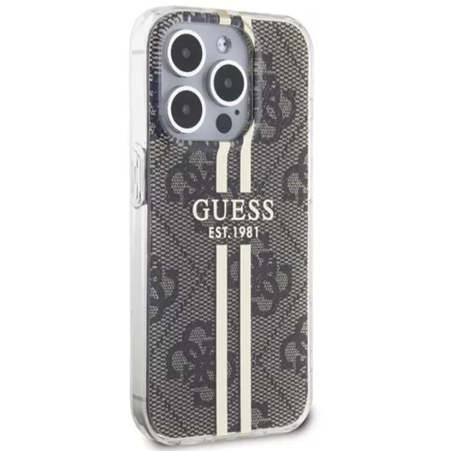 Original Case GUESS IML 4G Gold Stripe GUHCP15LH4PSEGW tok for iPhone -3666339222840 4 kép