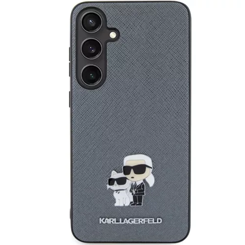 Eredeti Pouch KARL LAGERFELD keménytok Saffiano Karl & Choupette Meta-3666339242053 3 kép