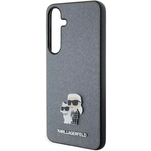 Eredeti Pouch KARL LAGERFELD keménytok Saffiano Karl & Choupette Meta-3666339242053 6 kép