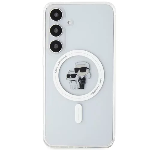 Eredeti Pouch KARL LAGERFELD keménytok IML Karl&Choupette MagSafe KLH-3666339241810 3 kép