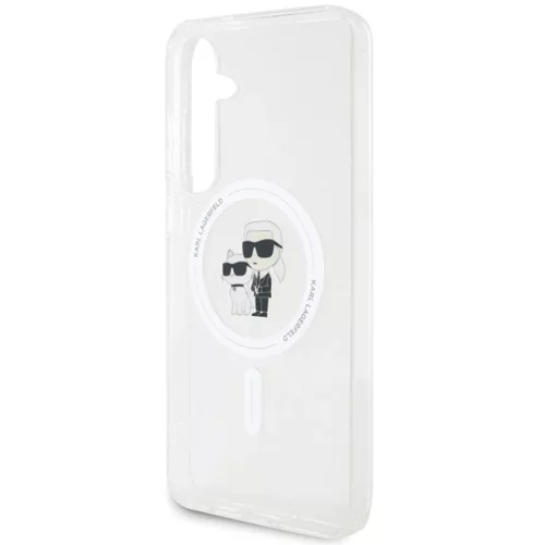 Eredeti Pouch KARL LAGERFELD keménytok IML Karl&Choupette MagSafe KLH-3666339241810 6 kép