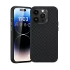  iPhone 15 Pro Max fekete Benks Etui Magnetic Hybrid Armor Pro Kevlar Metal Frame 600D tok