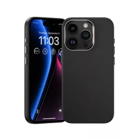 iPhone 15 Pro Max Fekete Benks Magnetic Leather tok-6948005997083 1 kép