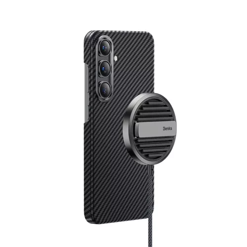 Samsung Galaxy S24 Fekete Benks Etui Magnetic Armor Air Kevlar 600D t-6948005998912 3 kép