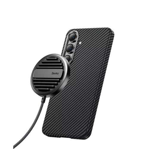 Samsung Galaxy S24 Fekete Benks Etui Magnetic Armor Air Kevlar 600D t-6948005998912 4 kép