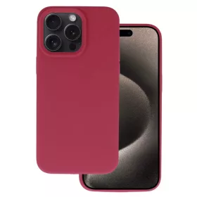 Szilikon Lite tok iPhone 16e/17e burgundi
