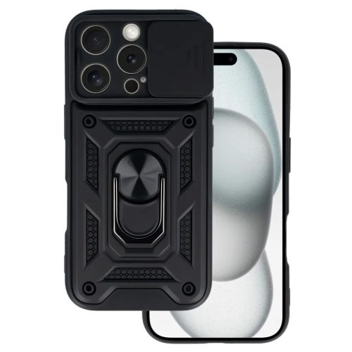 Slide Camera Armor iPhone 16 Pro Max fekete tok-5900217430643 1 kép