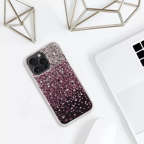 Tel Protect Gyémánt tok iPhone 16 Pro Max-hoz burgundy-5900217430735 7 kép
