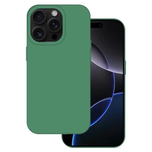 Tel Protect Silicone Premium iPhone 16 tok sötétzöld-5900217430780 1 kép
