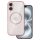 Glitter Magsafe tok iPhone 16 pink clear