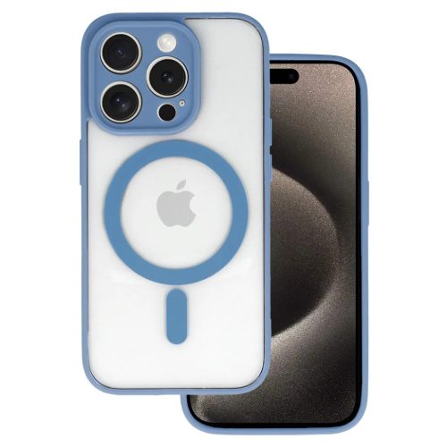 Akril Szín Magsafe Tok Iphone 16-hoz világoskék-5900217439493 1 kép