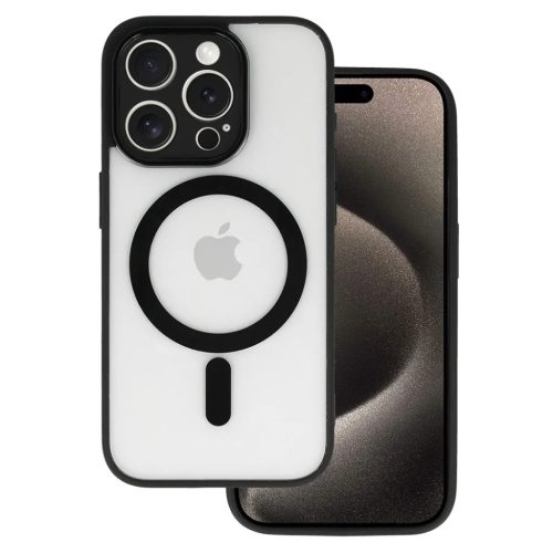 Akril Színű Magsafe Tok iPhone 16 Pro Max fekete-5900217439653 1 kép