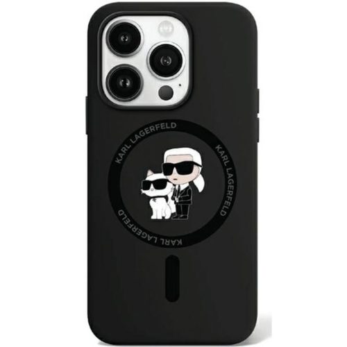 Karl Lagerfeld eredeti tok szilikon Karl & Choupette MagSafe KLHMP15LS-3666339254063 1 kép