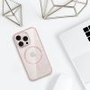 Csillogó Magsafe tok Samsung Galaxy S24 pink clear-5900217439851 5 kép