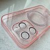 Csillogó Magsafe tok Samsung Galaxy S24 pink clear-5900217439851 7 kép